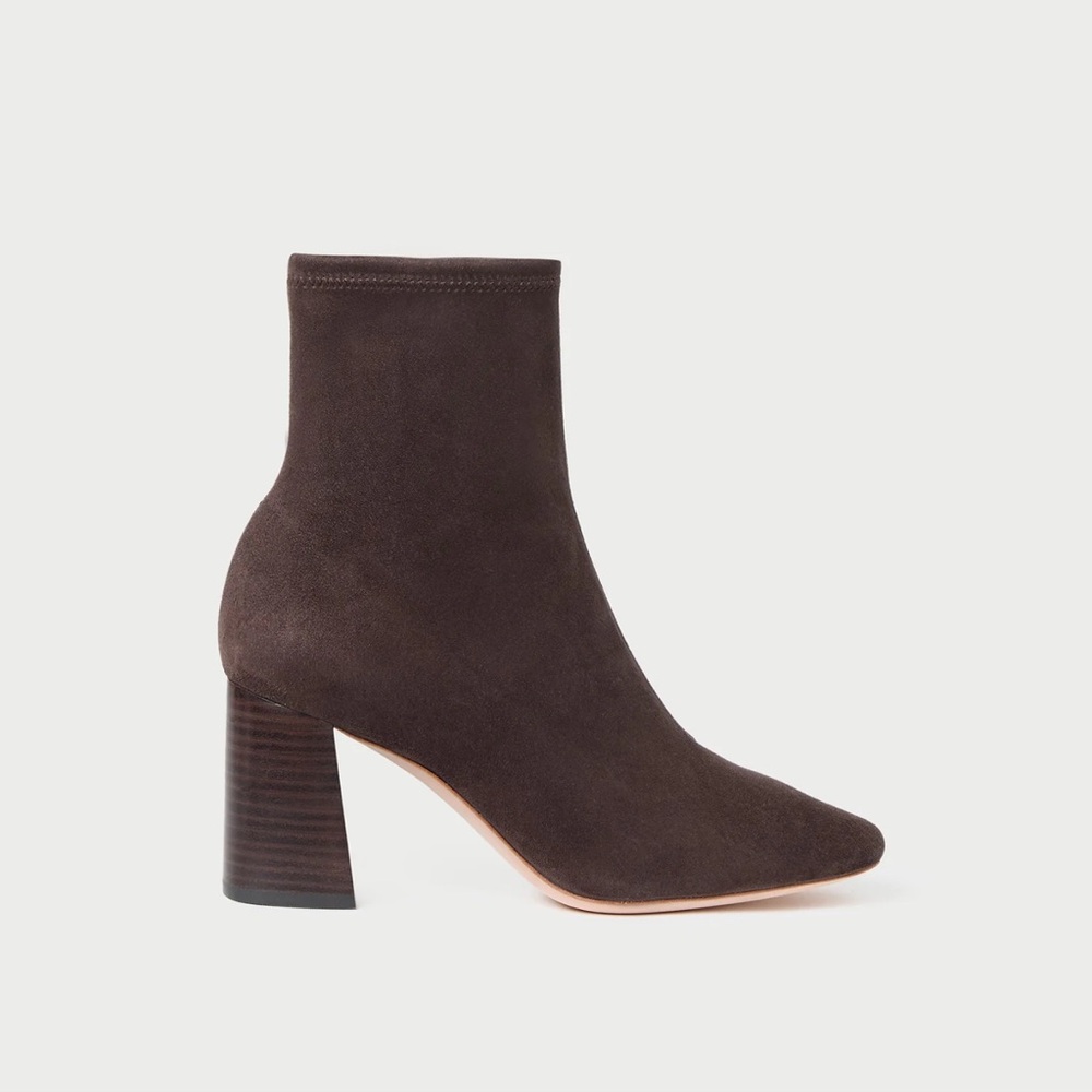 Loeffler Randall Dark Brown Suede Ankle Boots